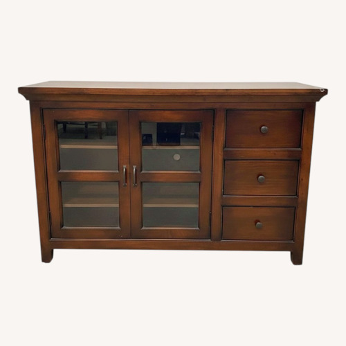 Used Crate & Barrel Kavari 3-Drawer Media Console for sale on AptDeco