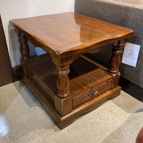Used Solid Colonial Style 1-Drawer Nightstand for sale on AptDeco