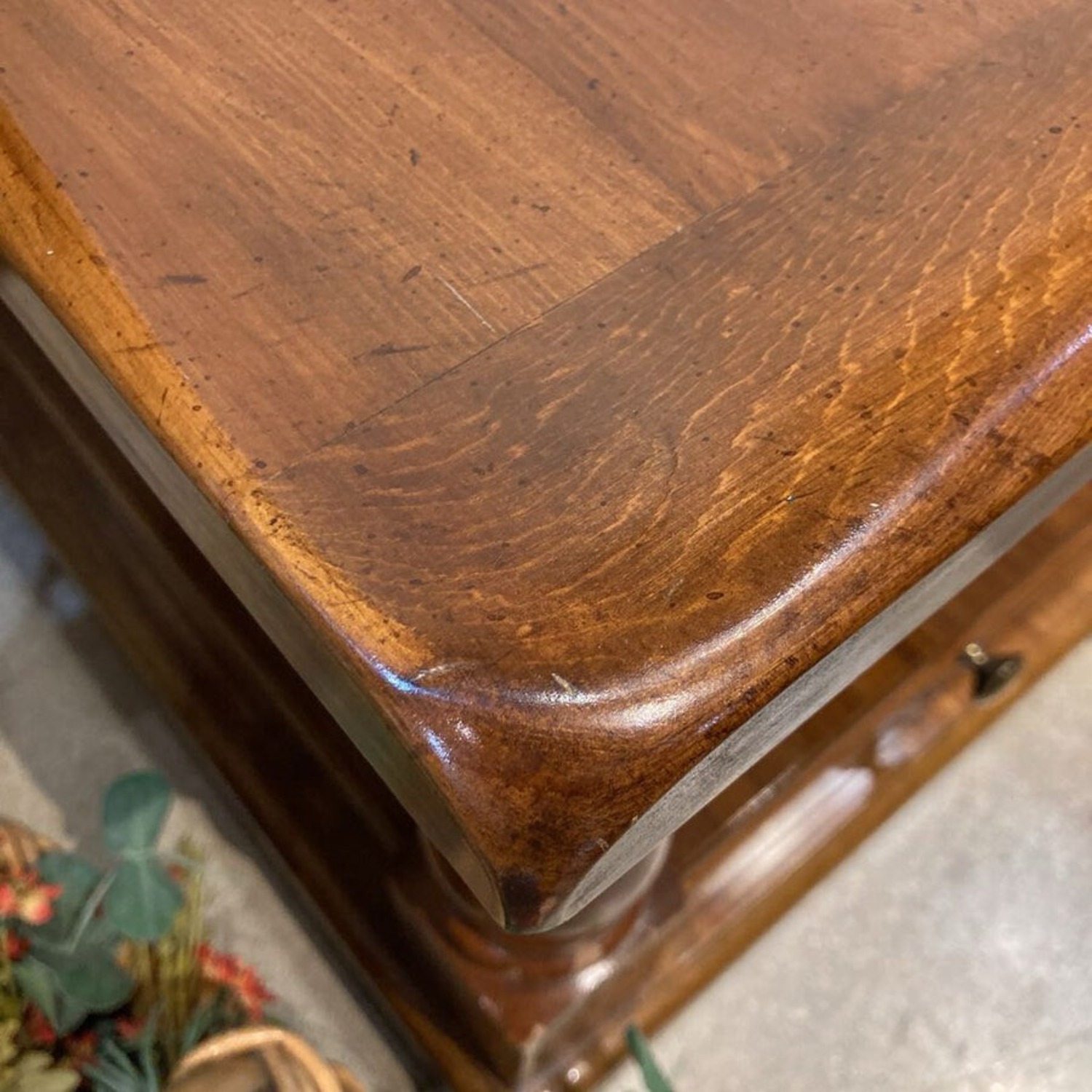 Solid Colonial Style 1-Drawer Nightstand - image-12