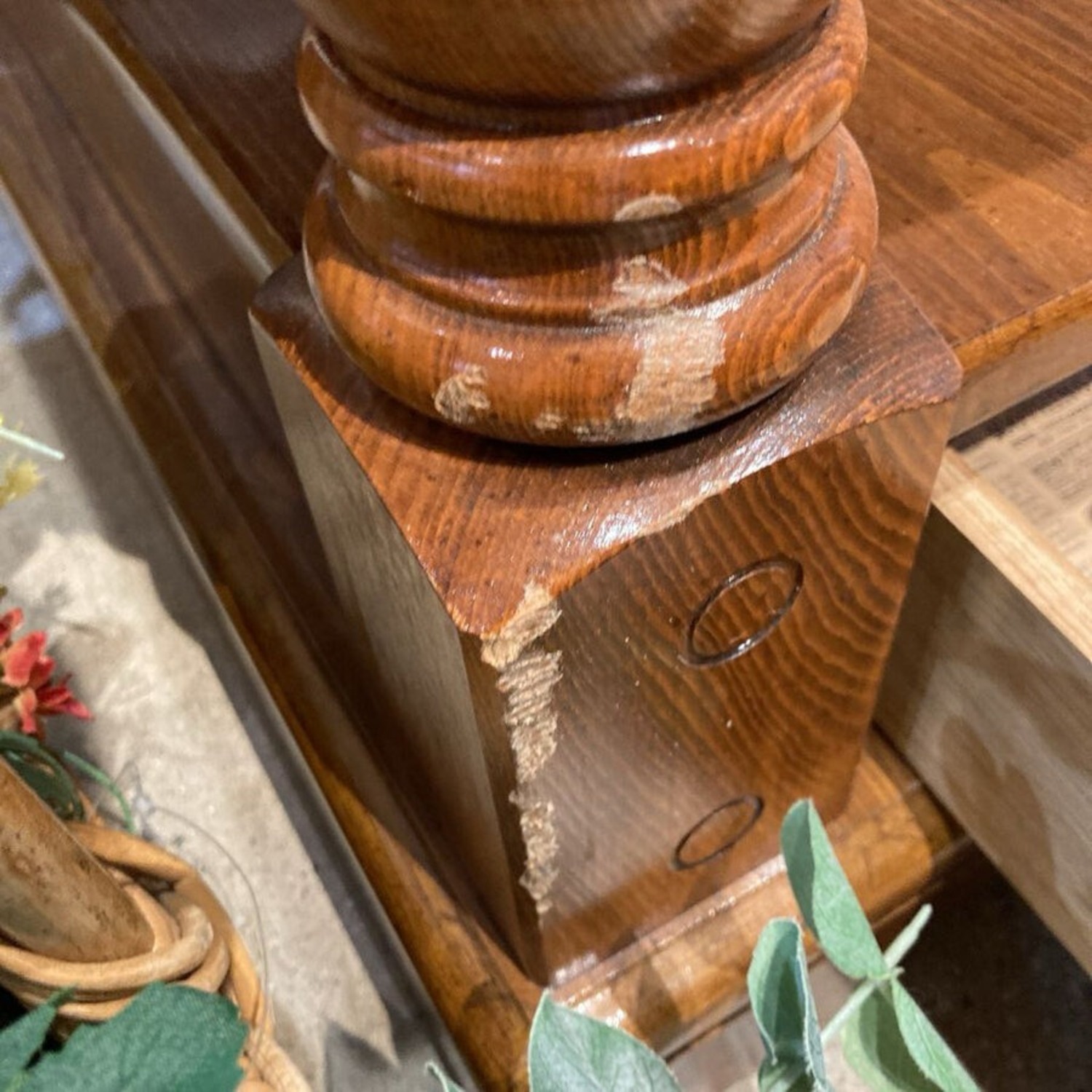 Solid Colonial Style 1-Drawer Nightstand - image-9