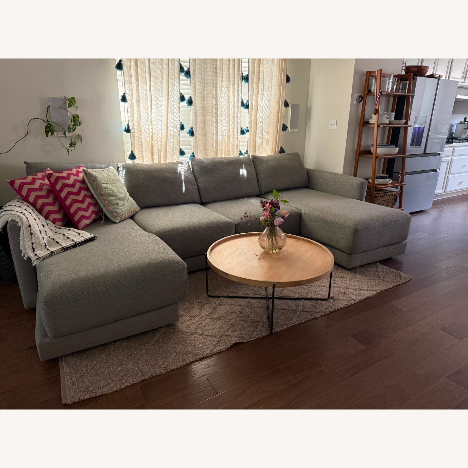 Crate & Barrel Gather Deep 3-Piece U-Shaped Sectional Sofa - image-1