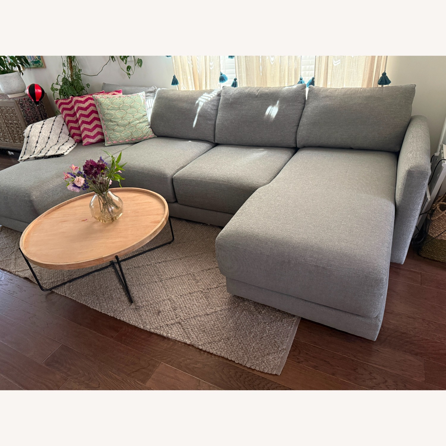 Crate & Barrel Gather Deep 3-Piece U-Shaped Sectional Sofa - image-3