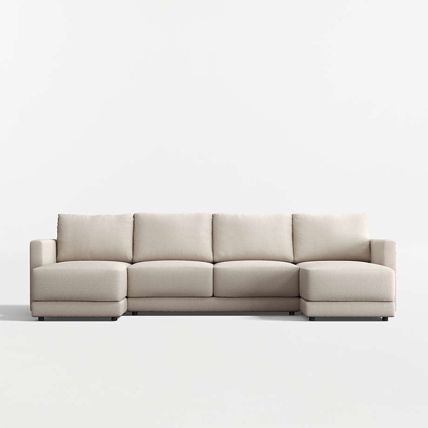 Crate & Barrel Gather Deep 3-Piece U-Shaped Sectional Sofa - image-6