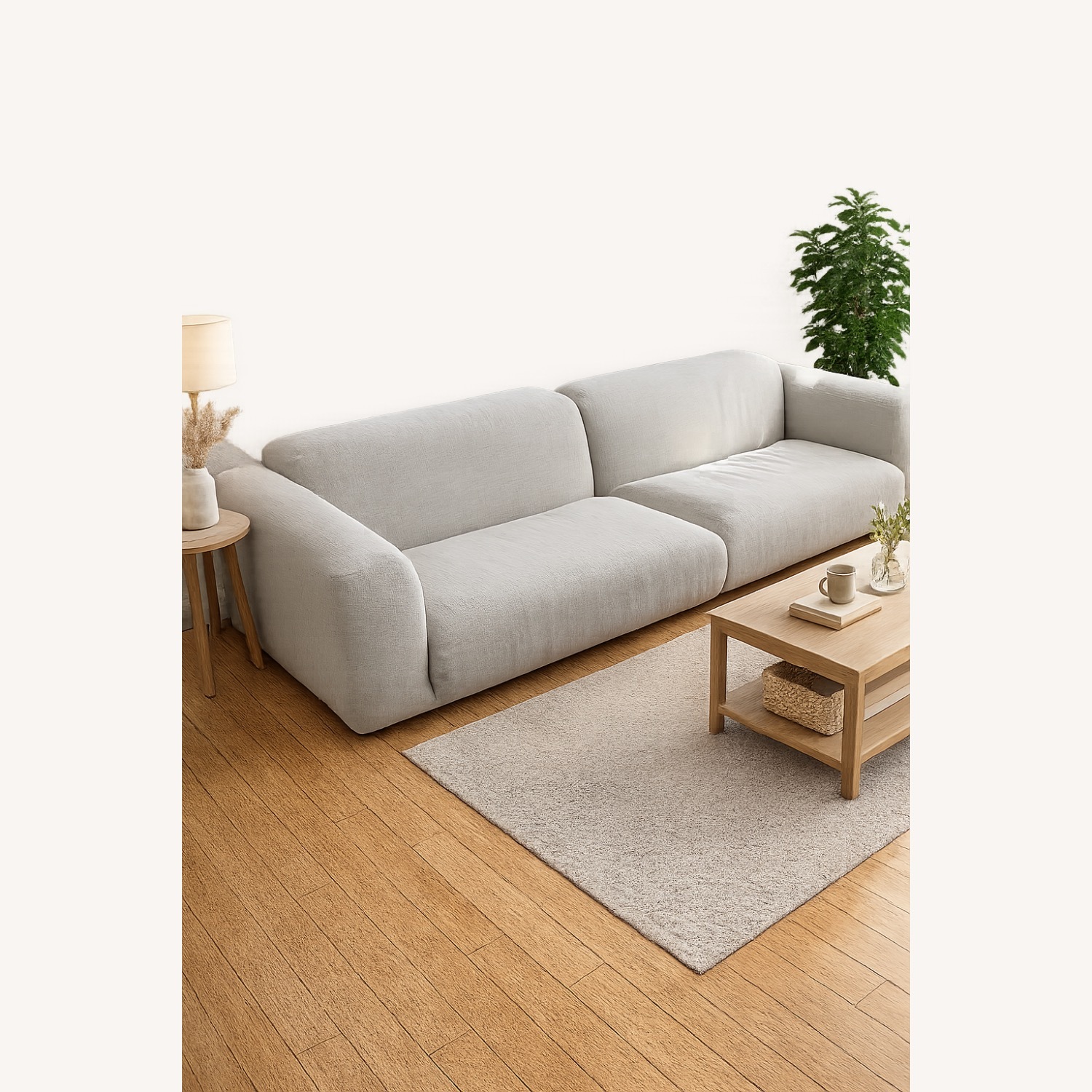 Design Within Reach Kelston Natural Fabric 3+ Seater Sofa - image-1