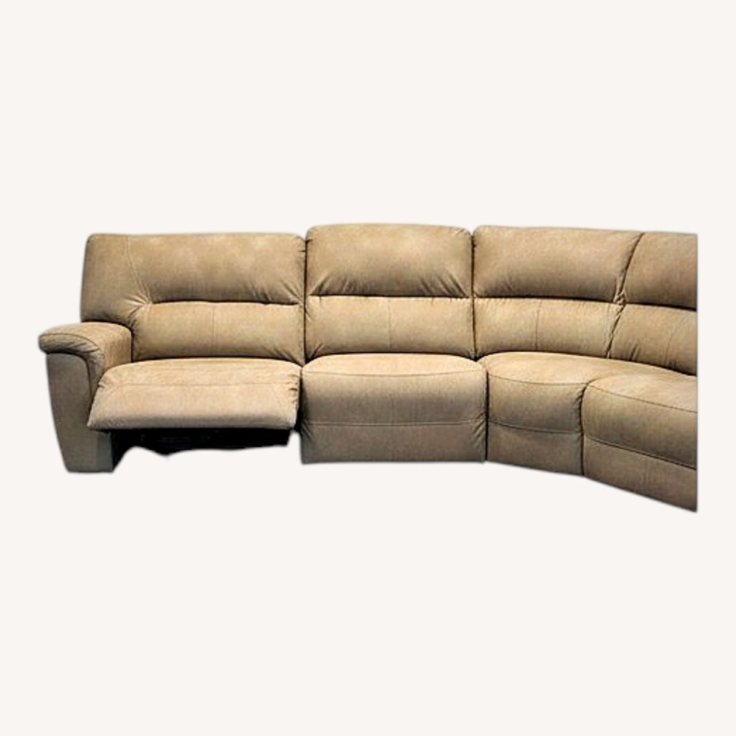Sectional With 3 Recliners - image-0