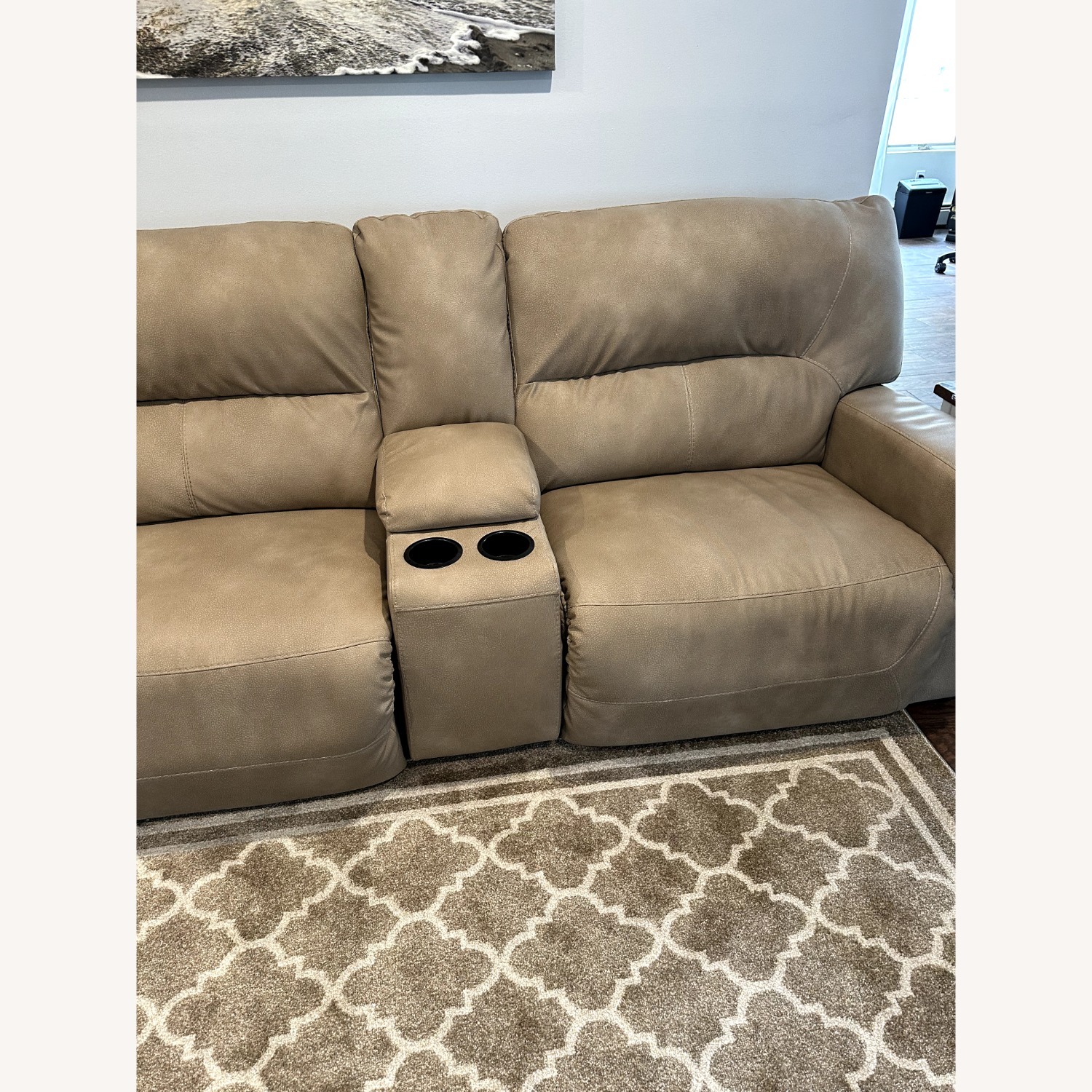 Sectional With 3 Recliners - image-3