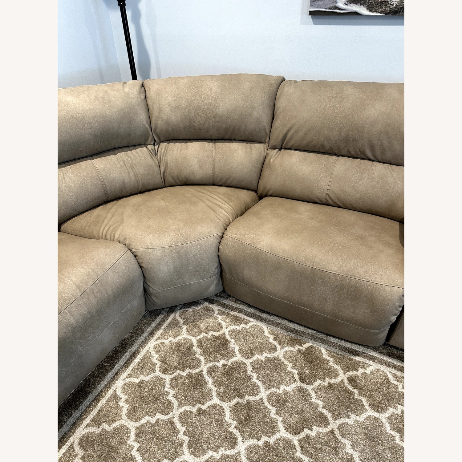 Sectional With 3 Recliners - image-2