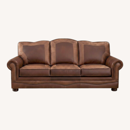 Used Dakota Alligator Leather Sofa for sale on AptDeco