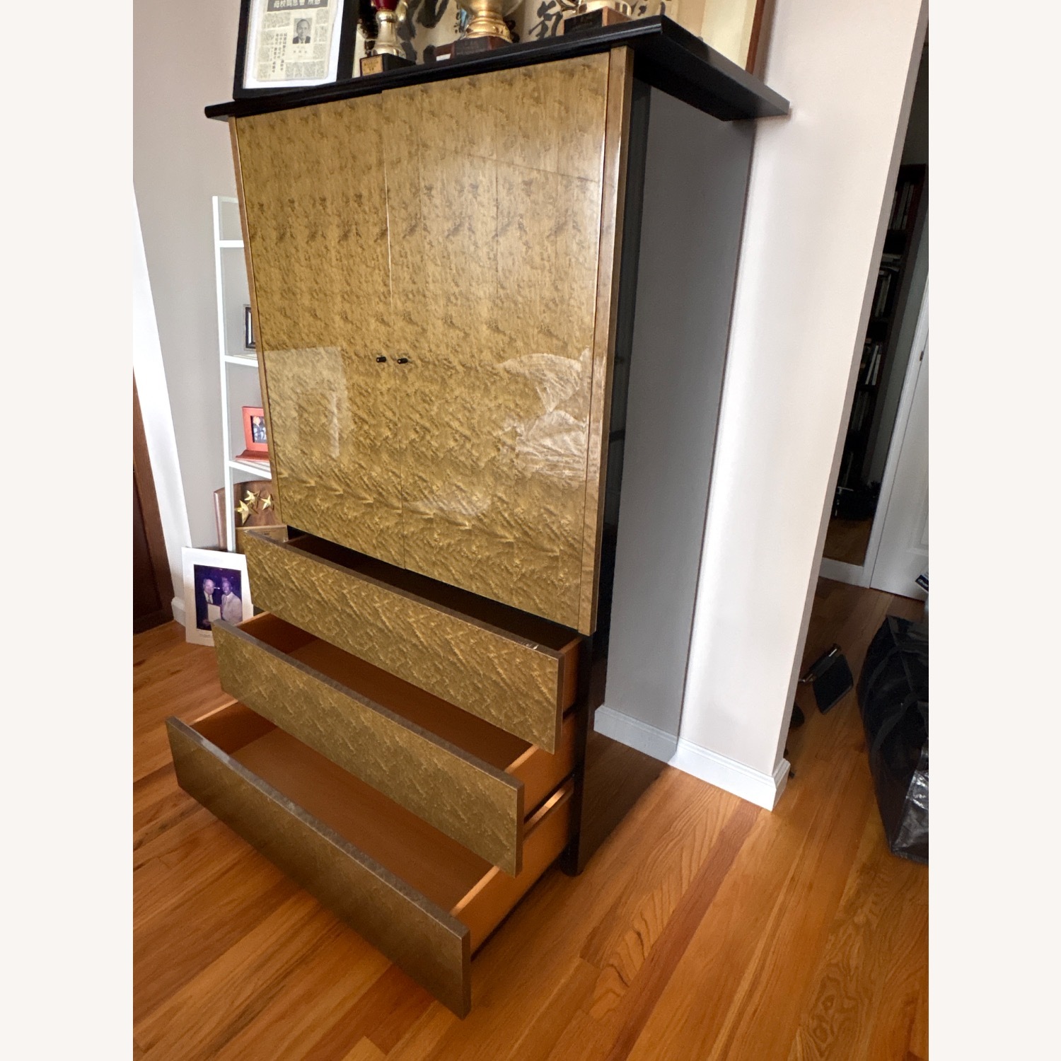 Vintage/Antique Finds Dark Brown Armoire - image-5