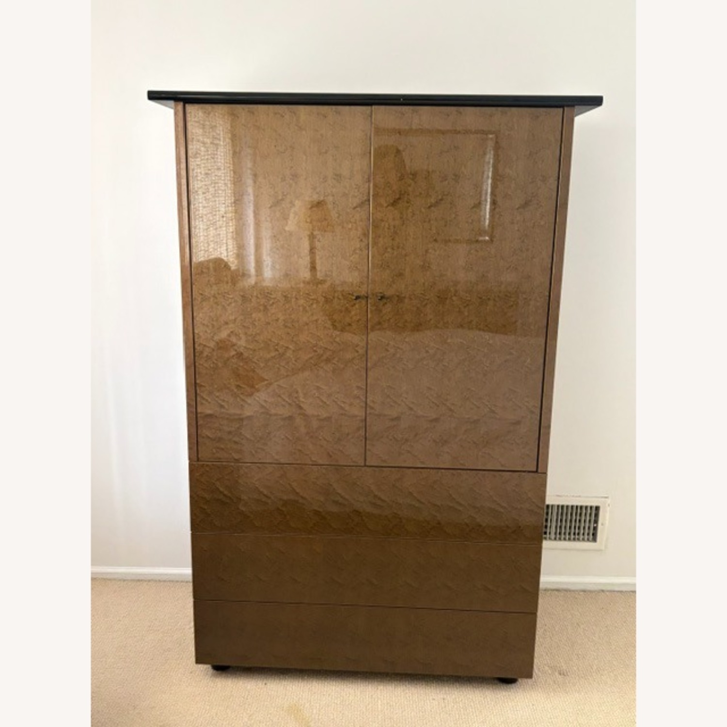 Vintage/Antique Finds Dark Brown Armoire - image-3