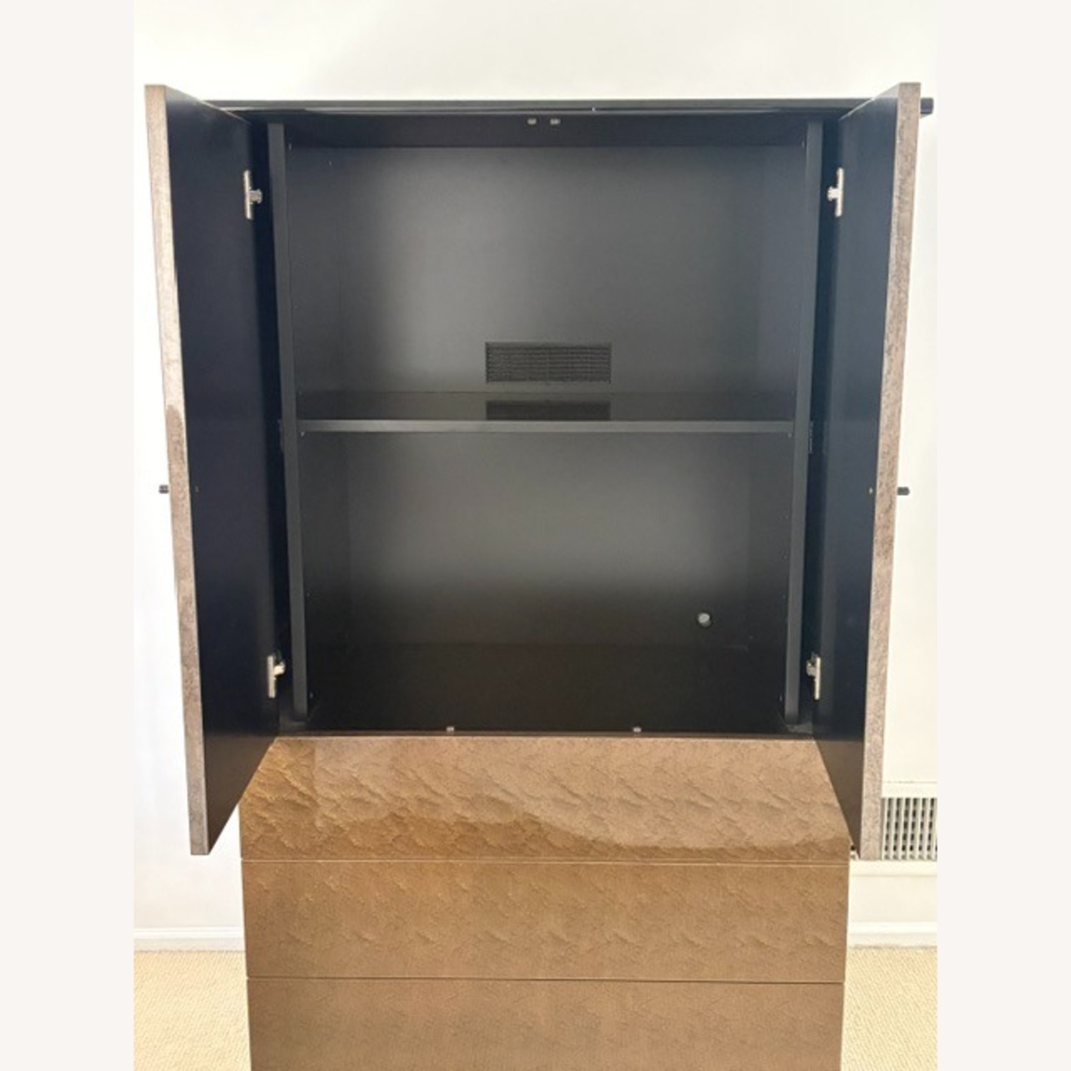 Vintage/Antique Finds Dark Brown Armoire - image-2