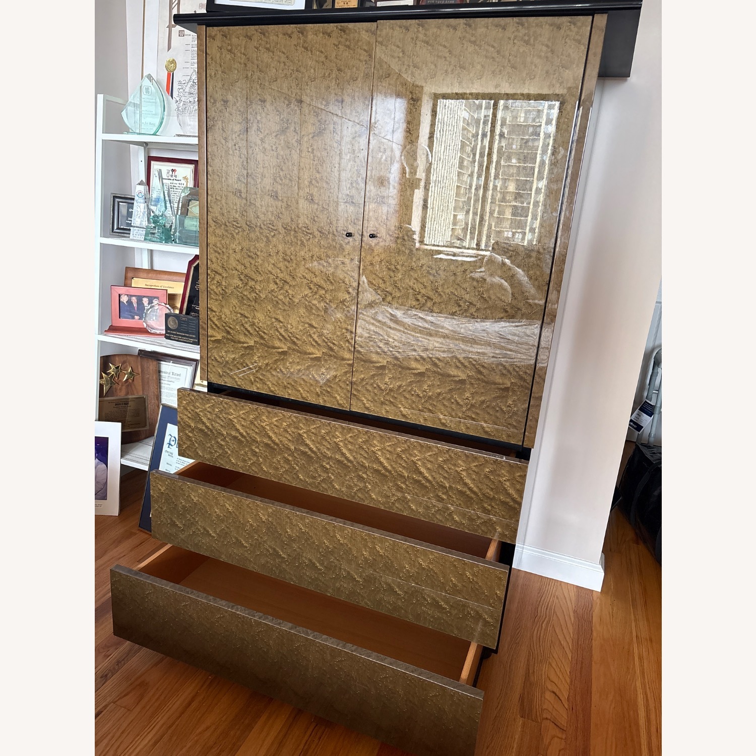 Vintage/Antique Finds Dark Brown Armoire - image-6
