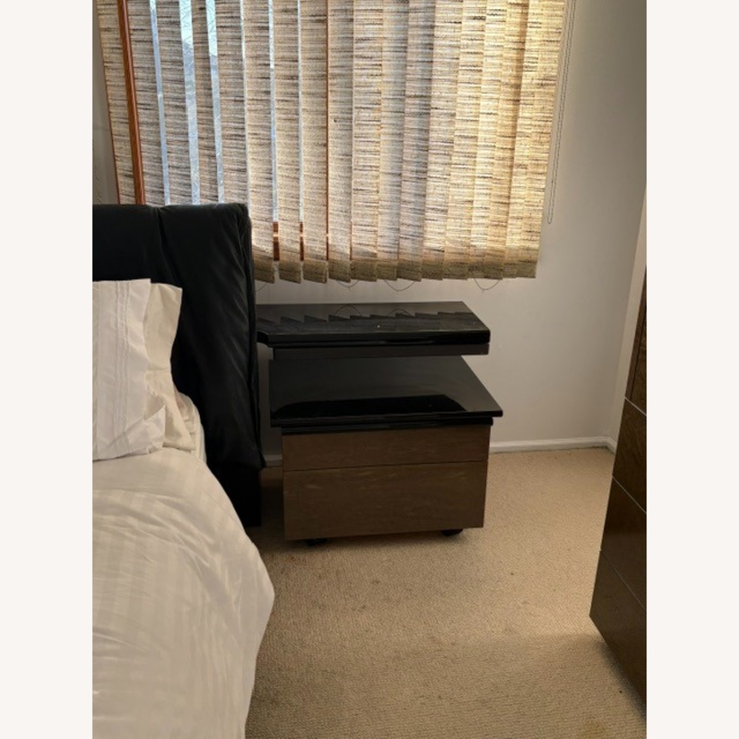 Vintage/Antique Finds Dark Brown Side Table - image-2