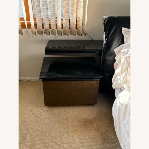 Used Vintage/Antique Finds Dark Brown Side Table for sale on AptDeco