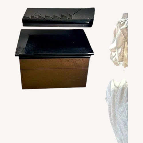 Used Vintage/Antique Finds Dark Brown Side Table for sale on AptDeco