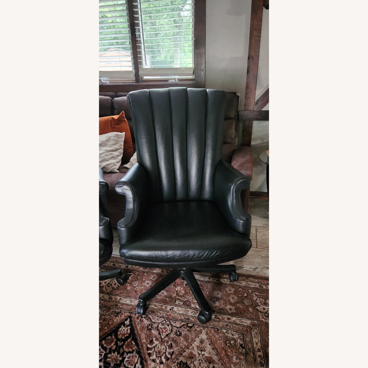 Hancock & Moore Bradford Black Leather Office Chair - image-3