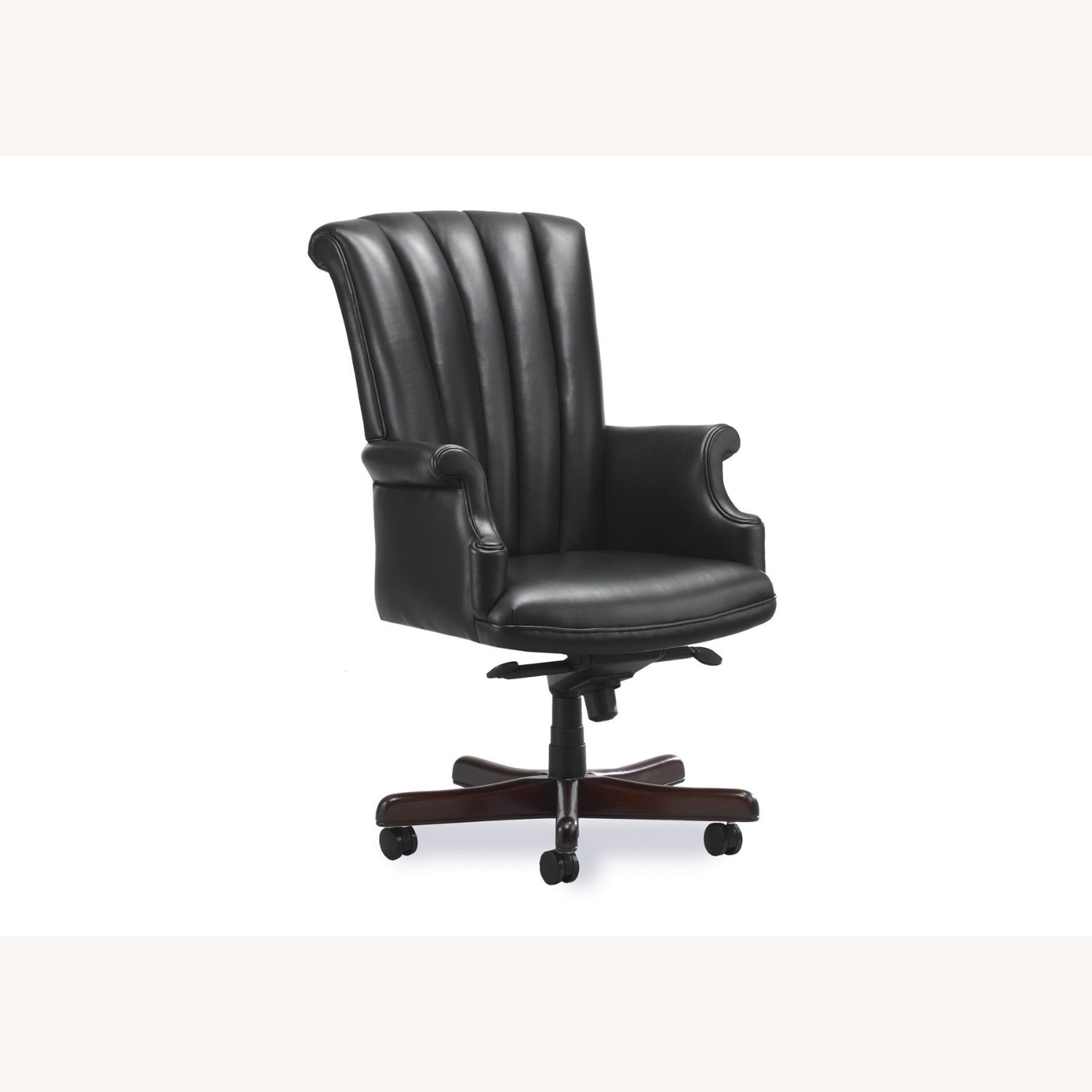 Hancock & Moore Bradford Black Leather Office Chair - image-9