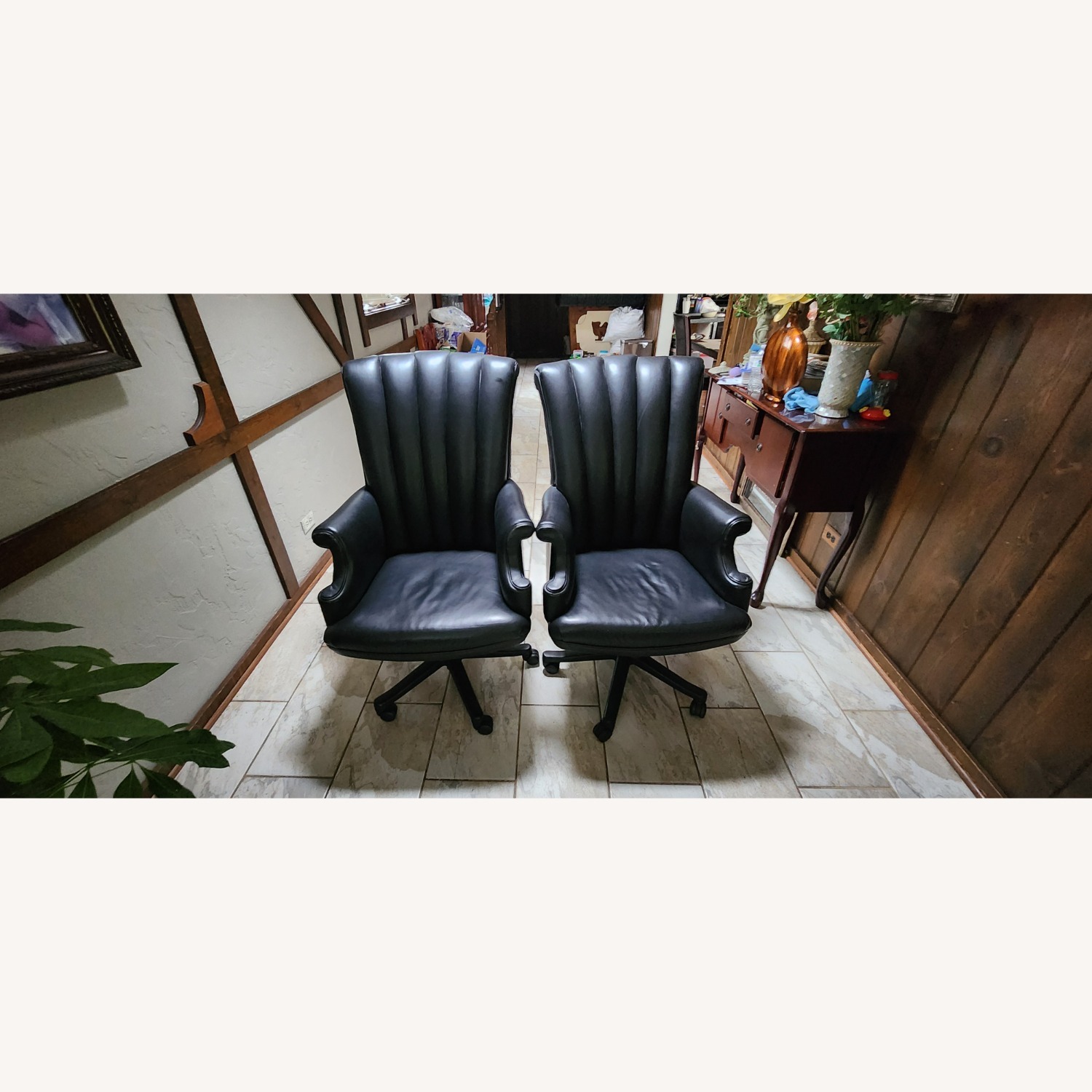 Hancock & Moore Bradford Black Leather Office Chair - image-1