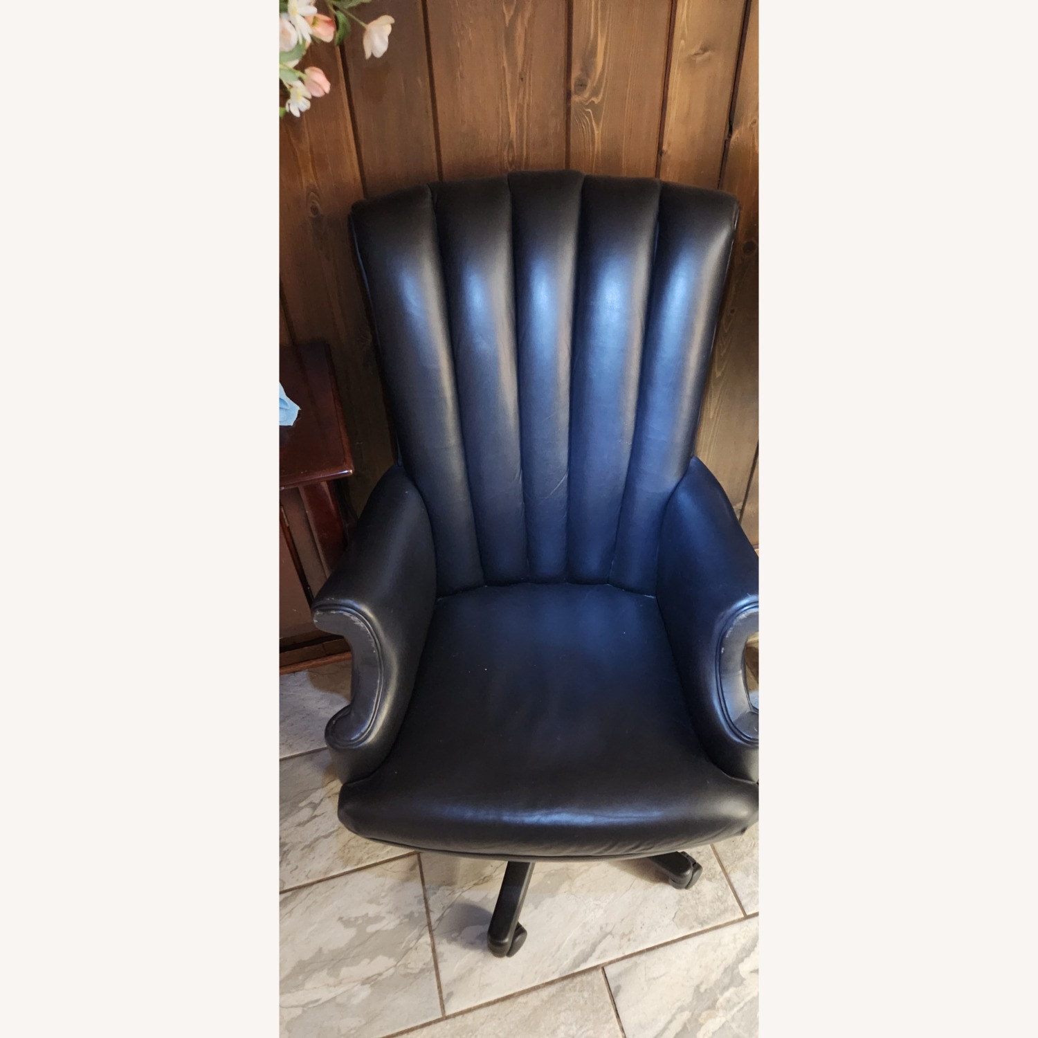 Hancock & Moore Bradford Black Leather Office Chair - image-7