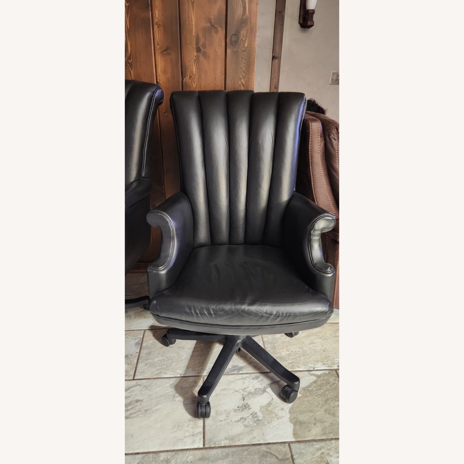 Hancock & Moore Bradford Black Leather Office Chair - image-8