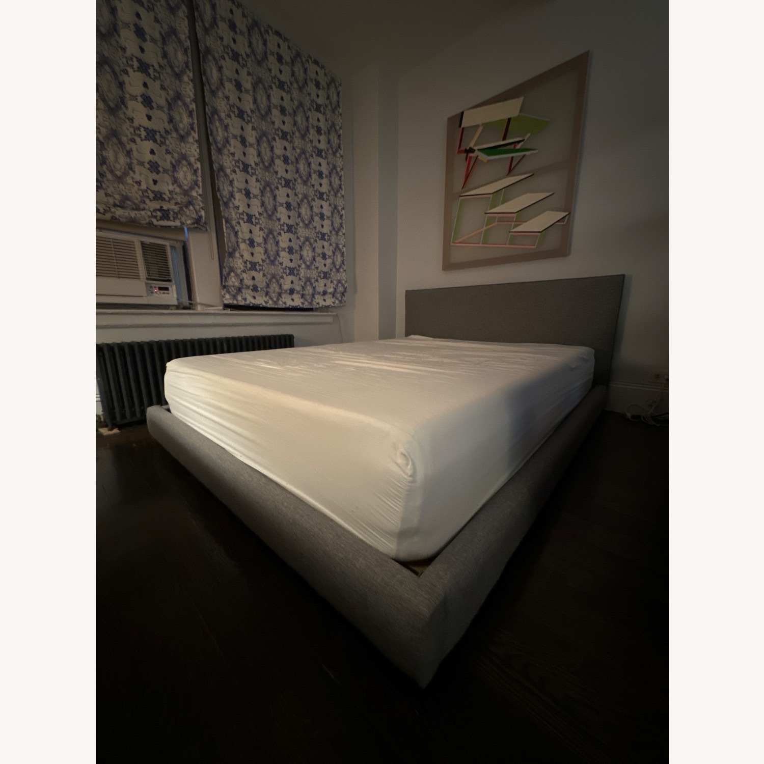 CB2 Facade Queen Bed Light Grey - image-2