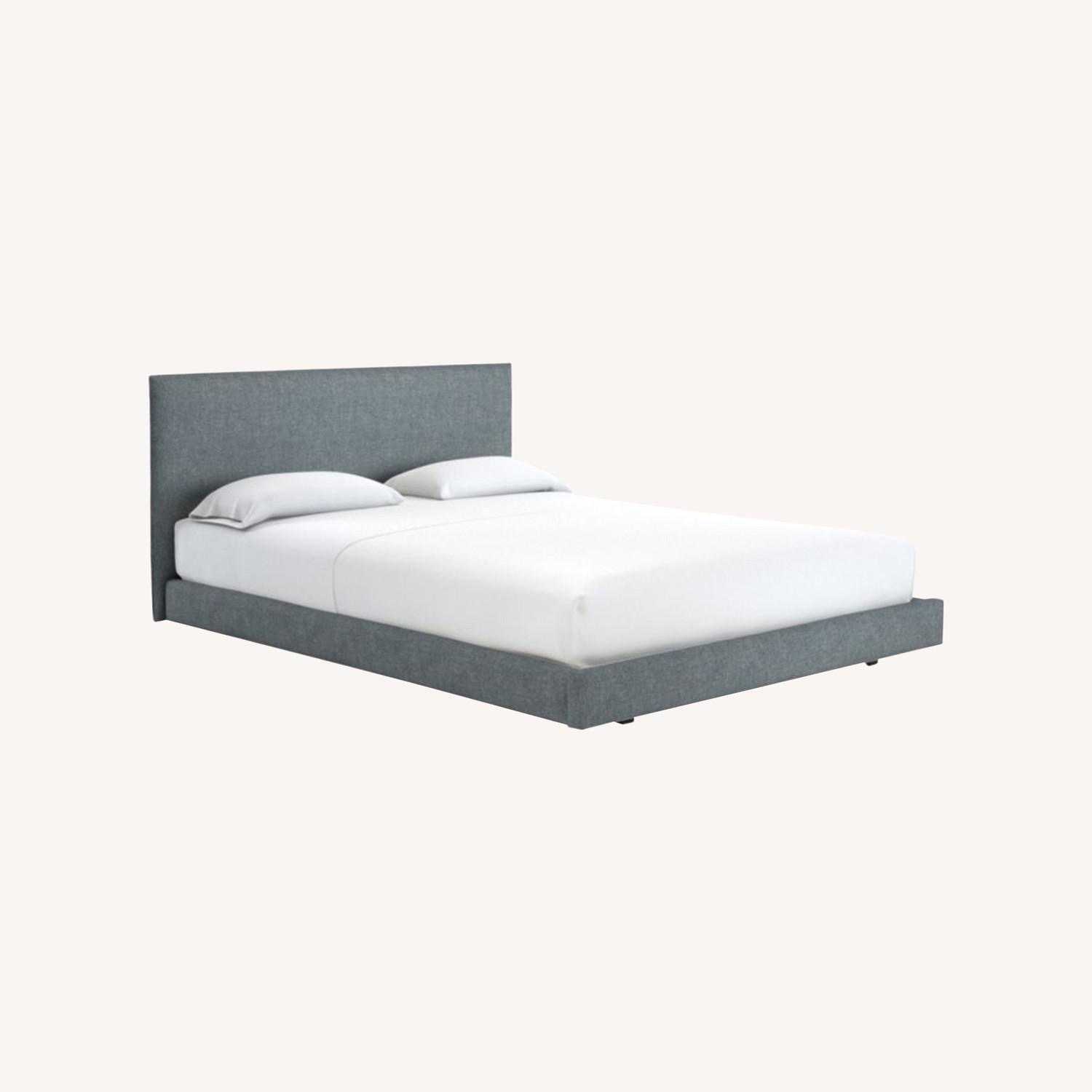CB2 Facade Queen Bed Light Grey - image-1