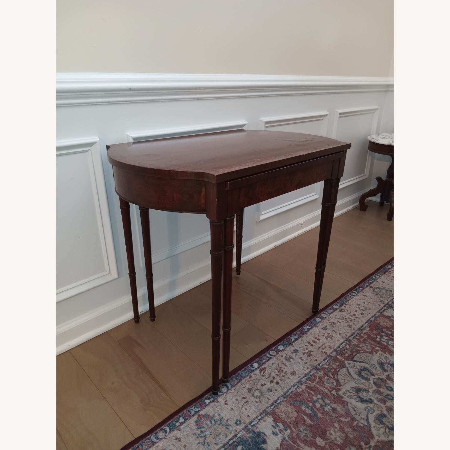 Vintage/Antique Finds Dark Brown Wood Play Table - image-9