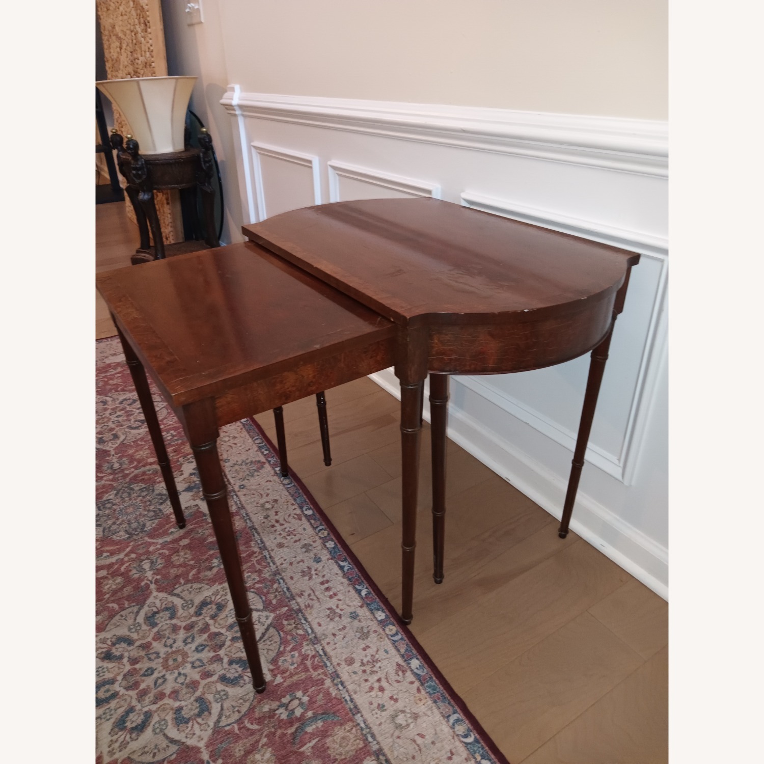Vintage/Antique Finds Dark Brown Wood Play Table - image-14