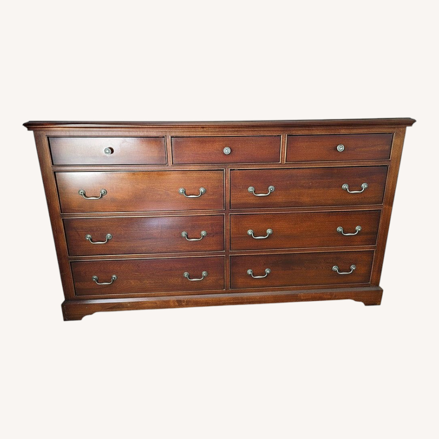 Vintage/Antique Finds Dark Brown Wood Dresser - image-0