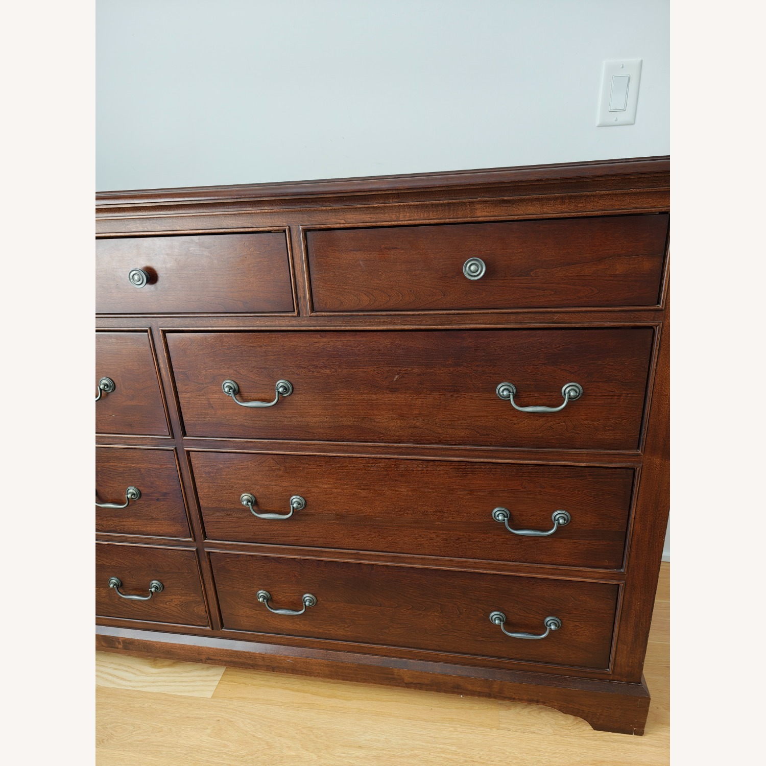 Vintage/Antique Finds Dark Brown Wood Dresser - image-3