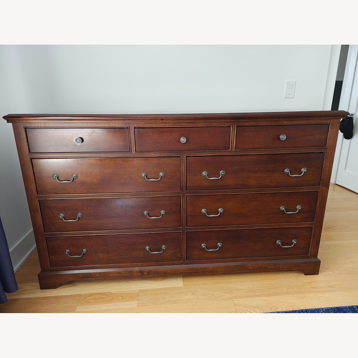 Vintage/Antique Finds Dark Brown Wood Dresser - image-1