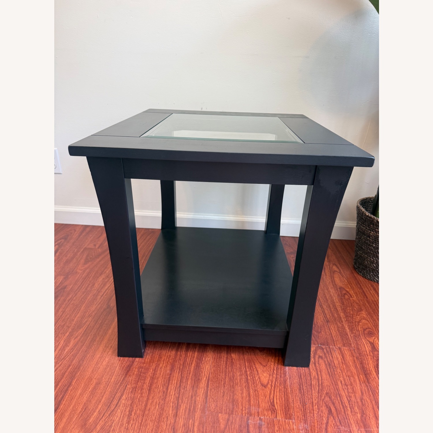 Black Modern End Table - image-1
