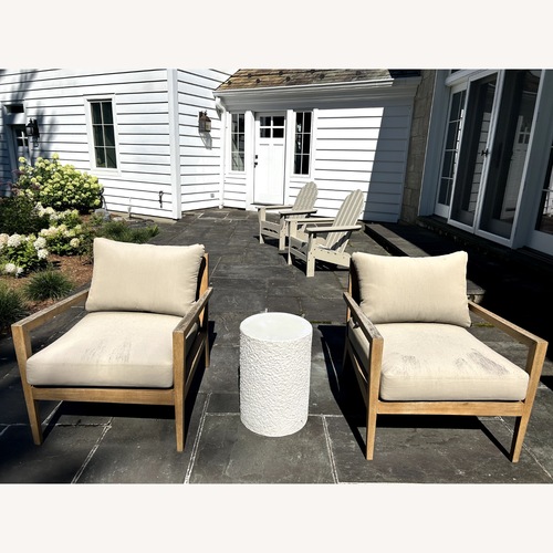 Used Four Hands Natural Wood Patio Furniture for sale on AptDeco