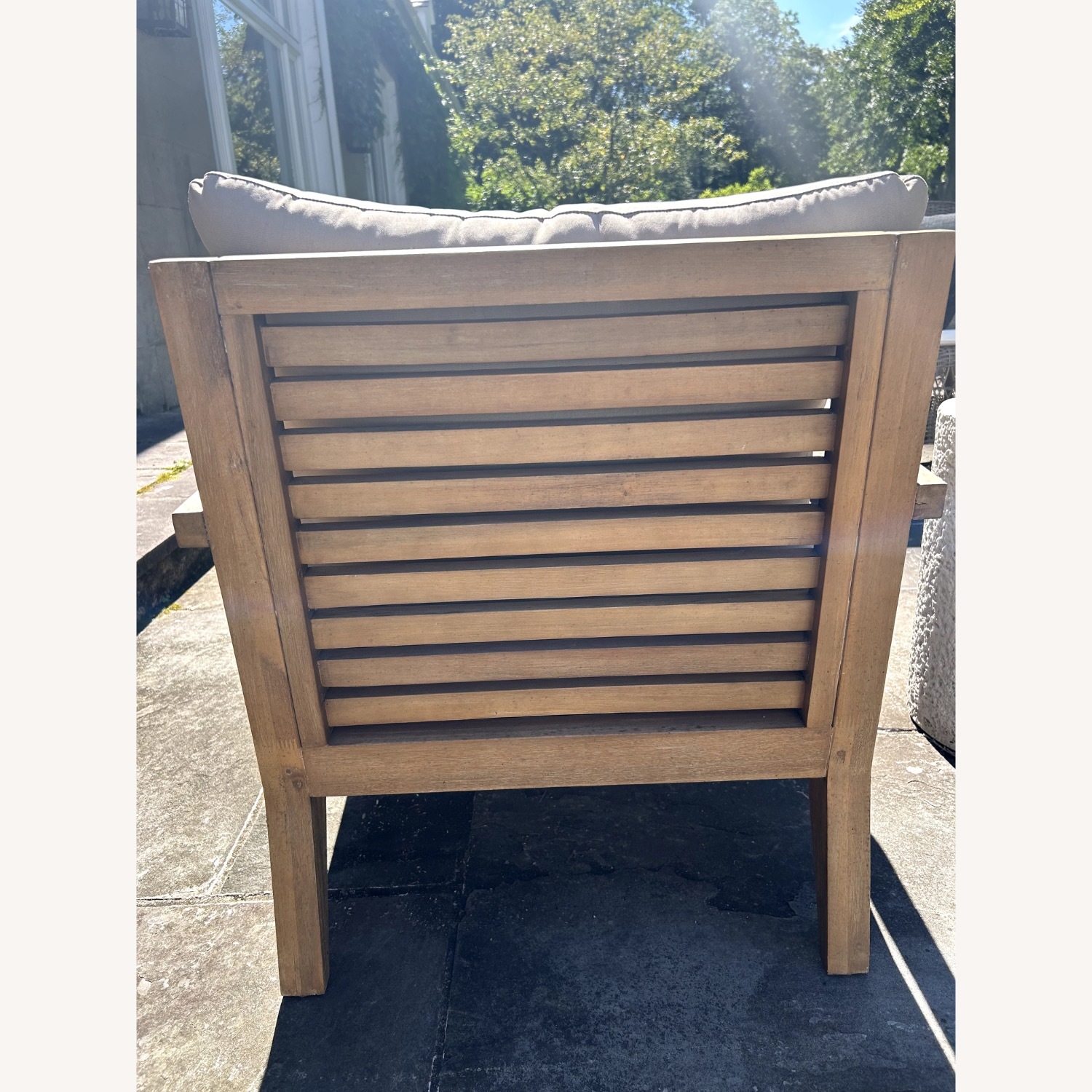 Four Hands Natural Wood Patio Furniture - image-3
