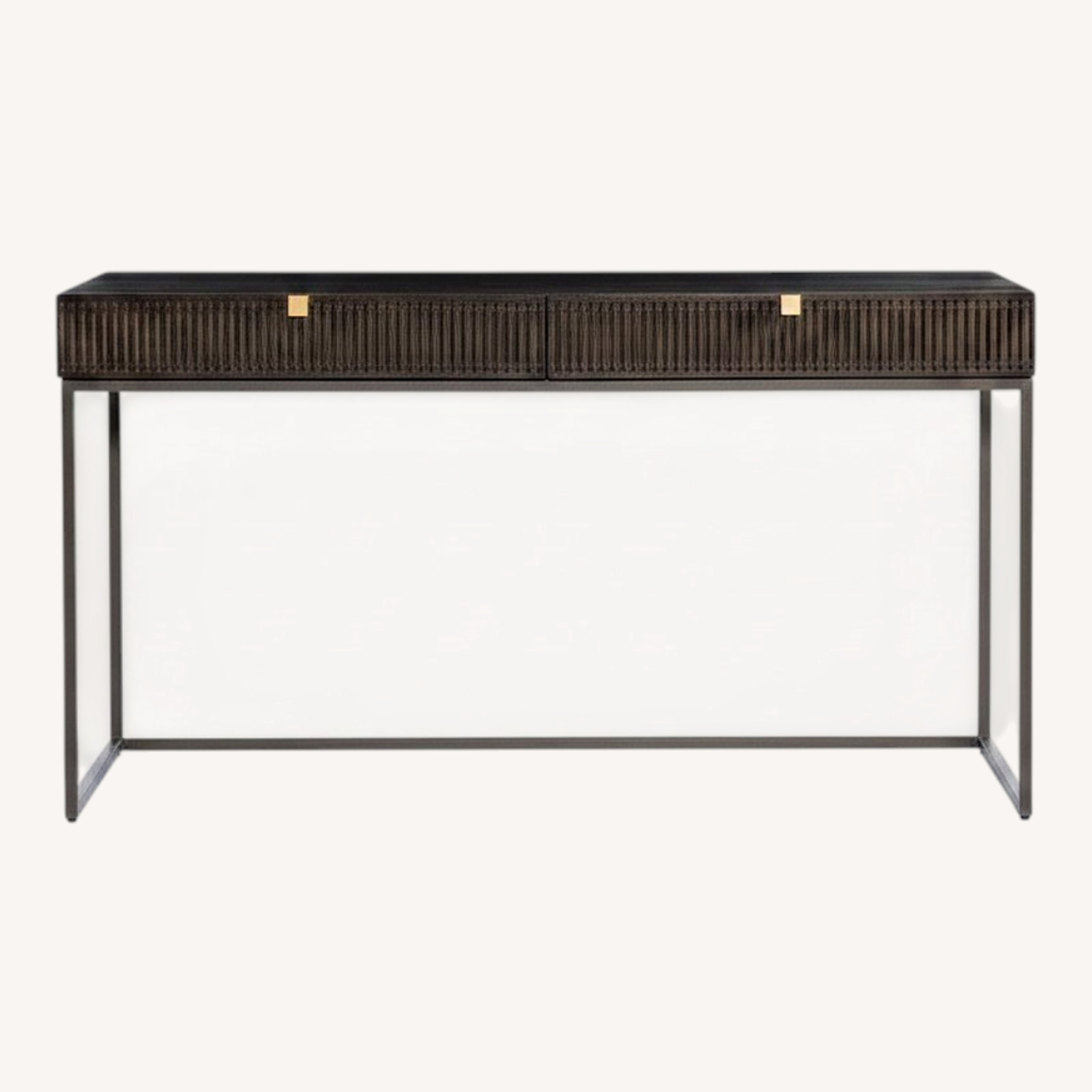 Four Hands Kelby Dark Brown Wood Desk - image-0