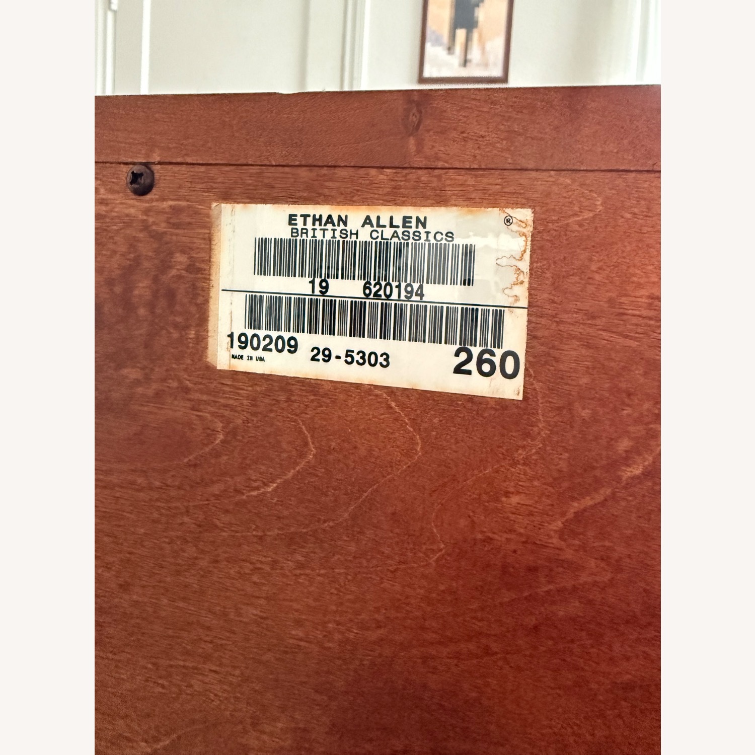 Ethan Allen Marques Dark Brown Wood Dresser - image-12