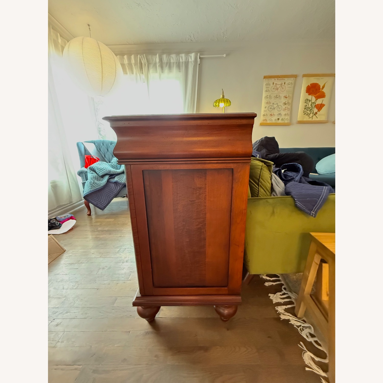 Ethan Allen Marques Dark Brown Wood Dresser - image-3
