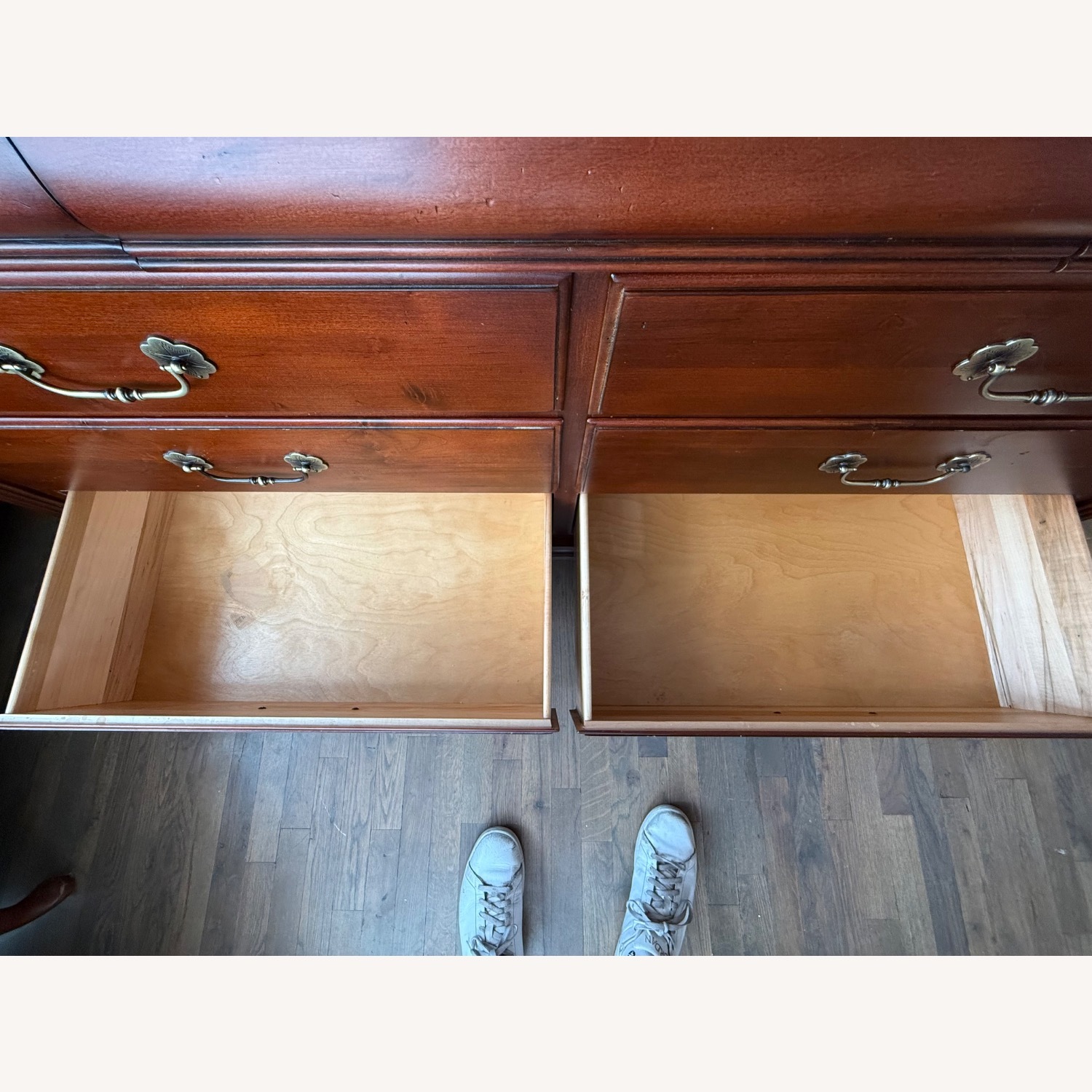 Ethan Allen Marques Dark Brown Wood Dresser - image-8