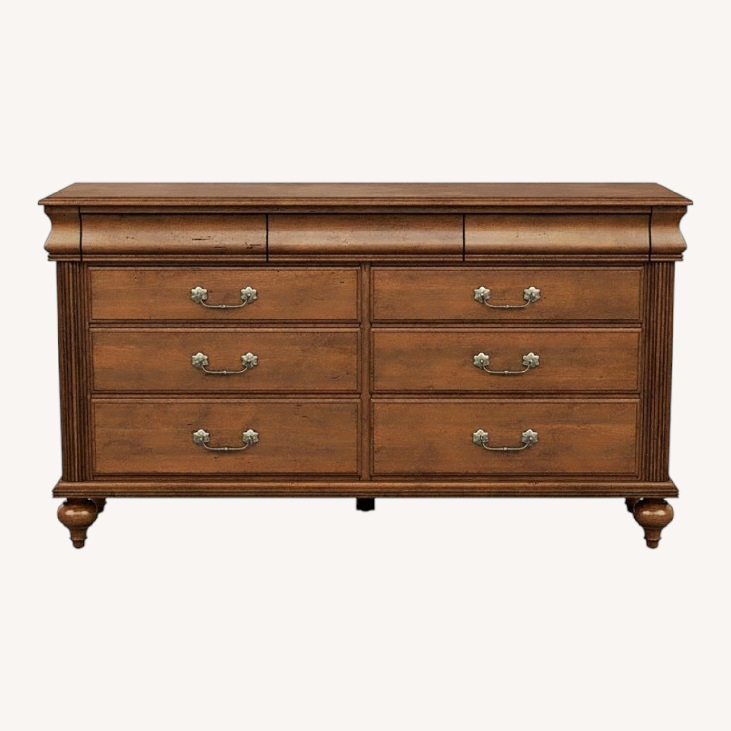 Ethan Allen Marques Dark Brown Wood Dresser - image-0