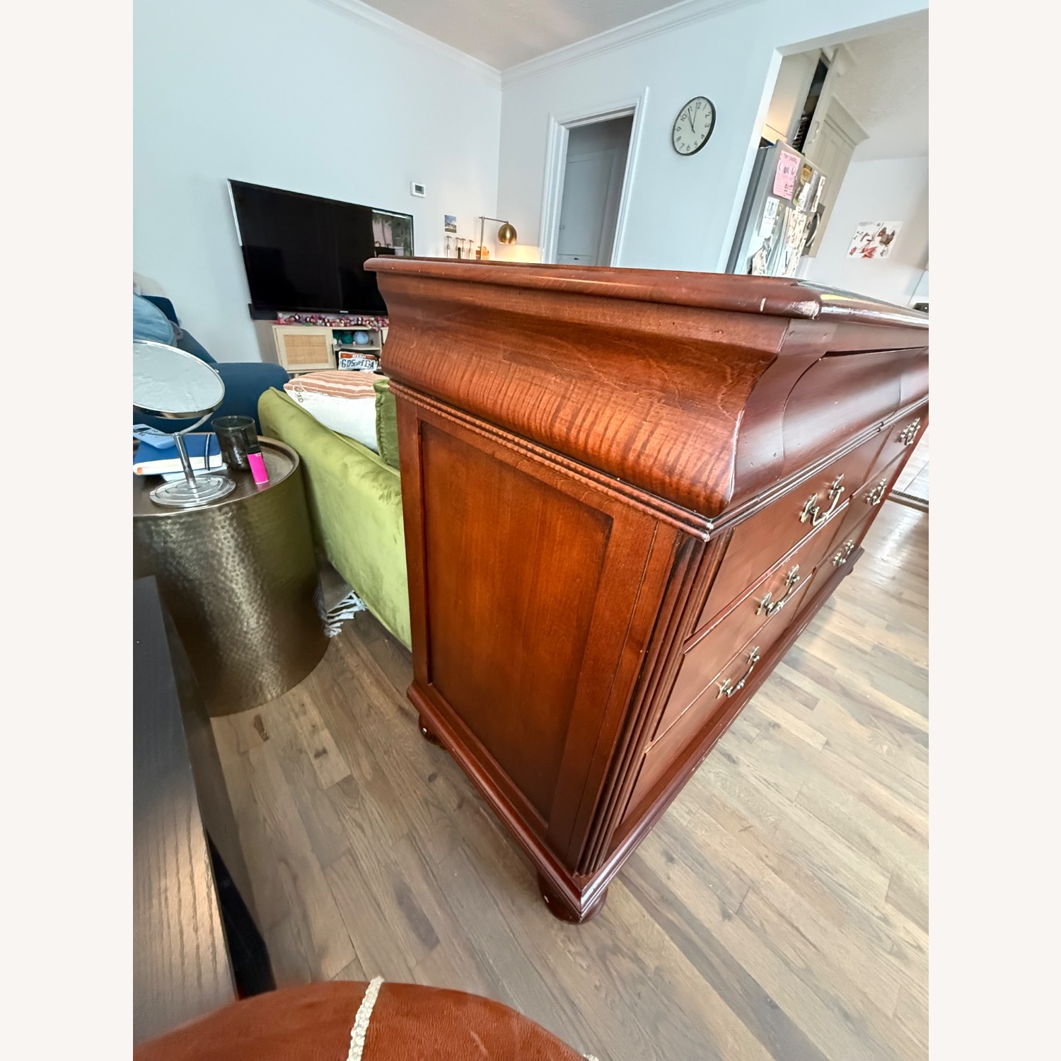 Ethan Allen Marques Dark Brown Wood Dresser - image-5