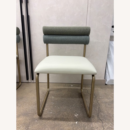 Used Green Fabric Dining Chairs for sale on AptDeco