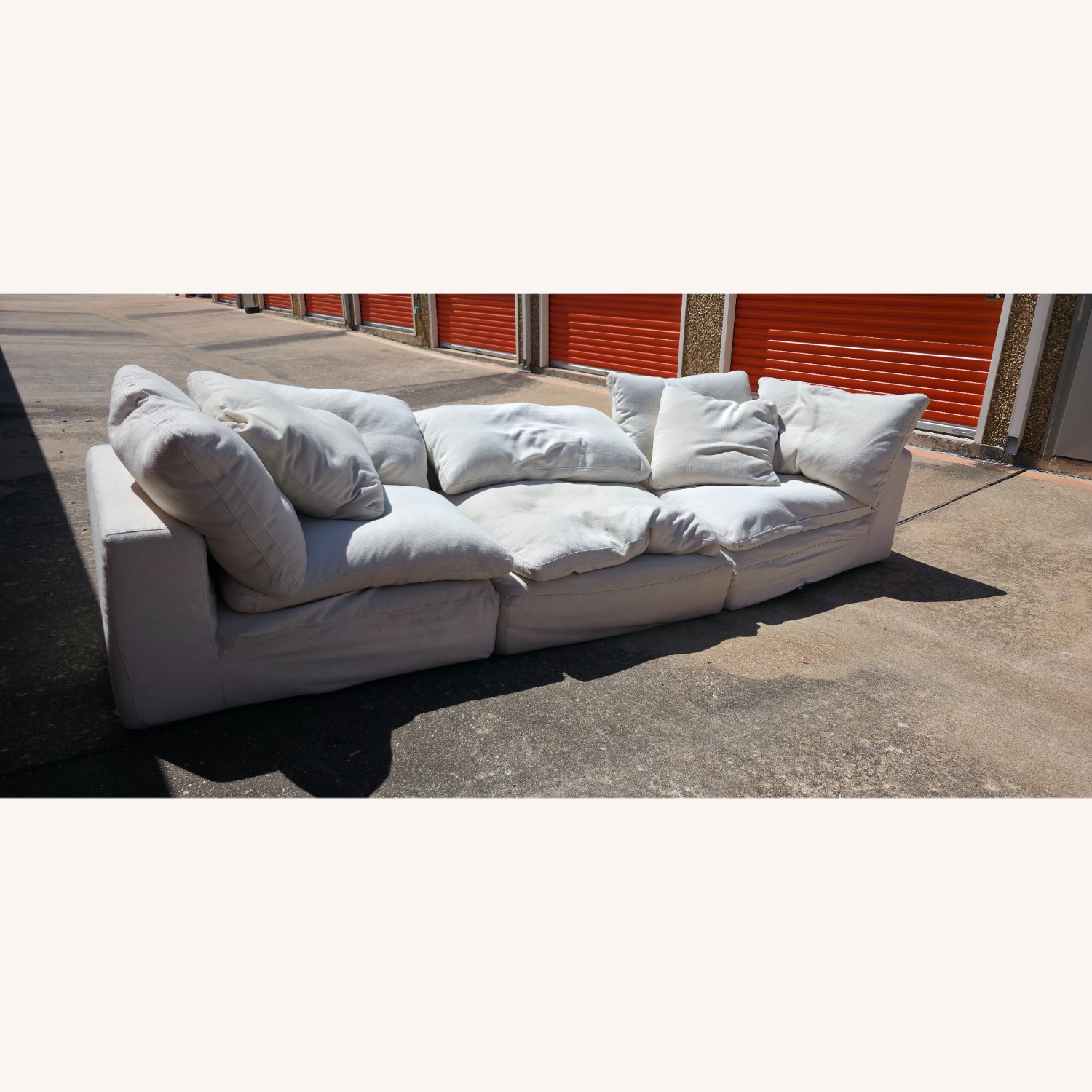 Restoration Hardware Cloud Modular 3-Piece Sofa - image-9