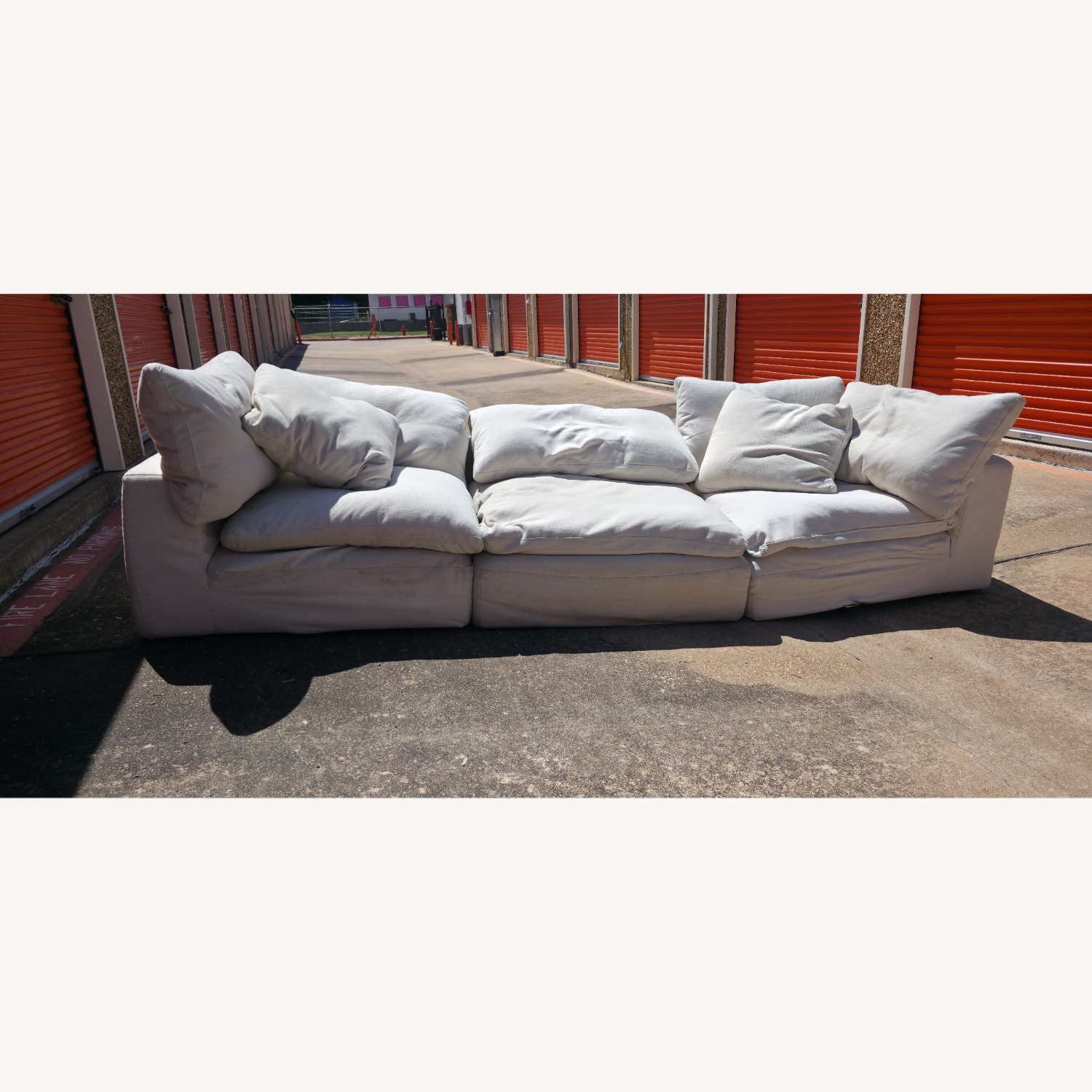 Restoration Hardware Cloud Modular 3-Piece Sofa - image-7