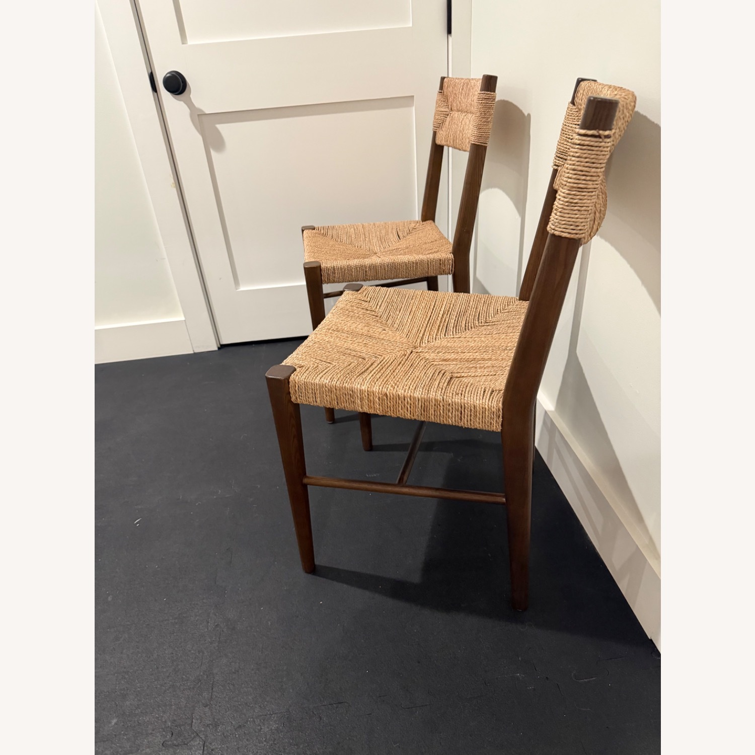 Serena & Lily Natural Wood Dining Chairs - image-3