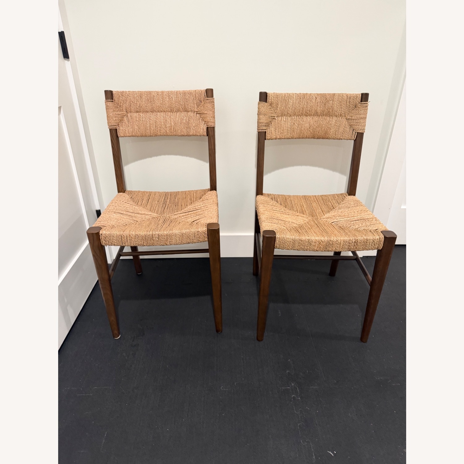 Serena & Lily Natural Wood Dining Chairs - image-1