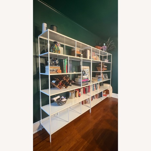 Used Room & Board Foshay White Steel Bookcases for sale on AptDeco