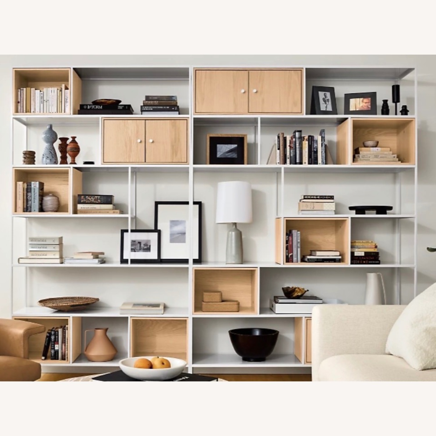 Room & Board Foshay White Steel Bookcases - image-1