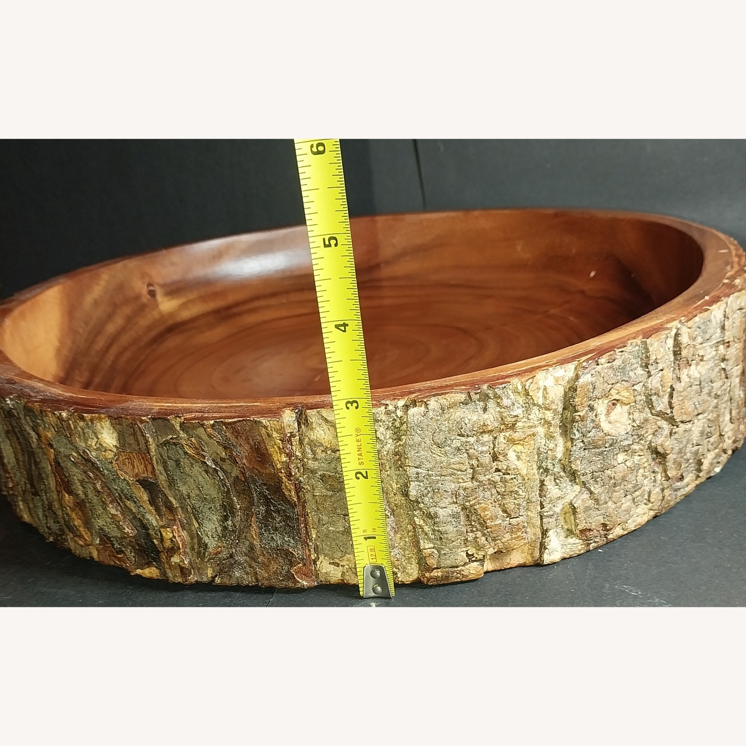 Pottery Barn Acacia Bark Bowl - image-6