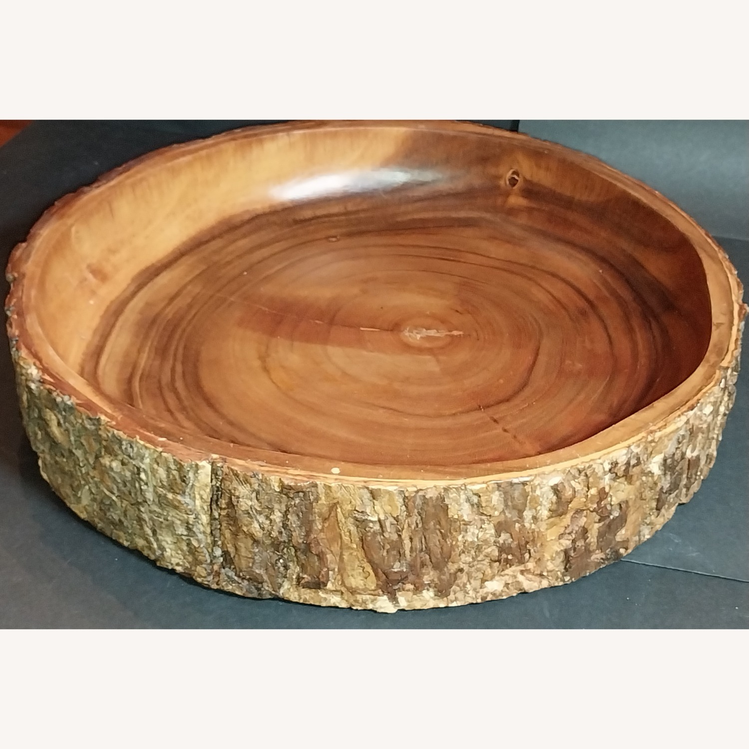 Pottery Barn Acacia Bark Bowl - image-7