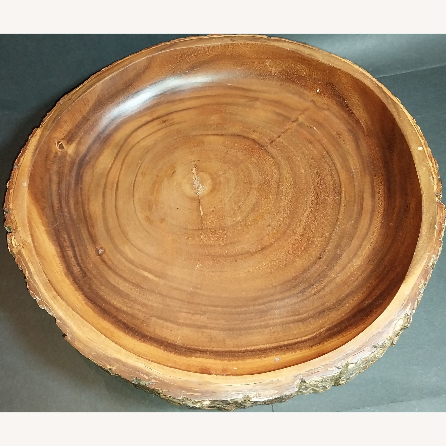Pottery Barn Acacia Bark Bowl - image-1